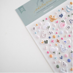 Lora Bailora FORME EDELWEISS Puffy Stickers 133pz