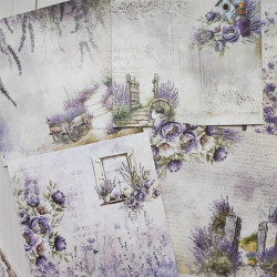 Craft o' Clock Heritage Whispers Paper COLLECTION and BASIC designs Set 20x20cm 24fg