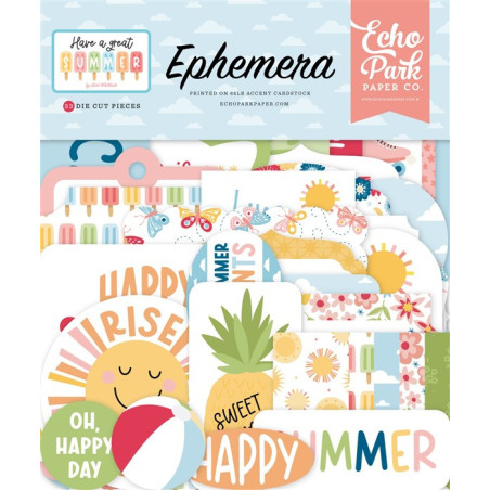 Echo Park Have A Great Summer Ephemera 33pz