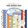Echo Park Born To Travel Paper Pad 15x15cm