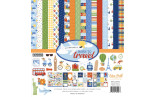 Echo Park Born To Travel Collection Kit 30x30cm