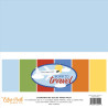 Echo Park Born To Travel Coordinating Solids Paper Pack 30x30cm