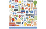 Echo Park Born To Travel Element Sticker 30x30cm