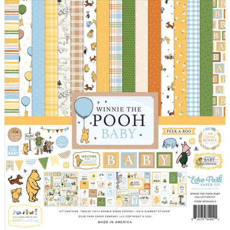 Echo Park Winnie The Pooh Baby Collection Kit 30x30cm