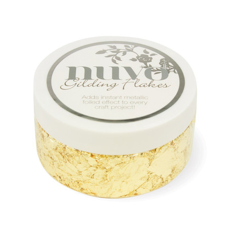 NUVO GILDING FLAKES RADIANT GOLD 200ML