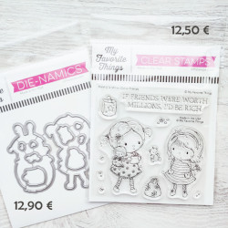 SET My Favorite Things Million Dollar Friends timbri + fustelle