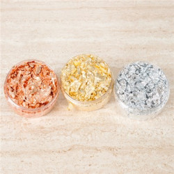 NUVO GILDING FLAKES RADIANT GOLD 200ML