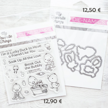 SET My Favorite Things Lucky Duck TIMBRI + FUSTELLE