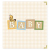 Echo Park Winnie The Pooh Baby 6x8 Album Baby Blocks Yellow