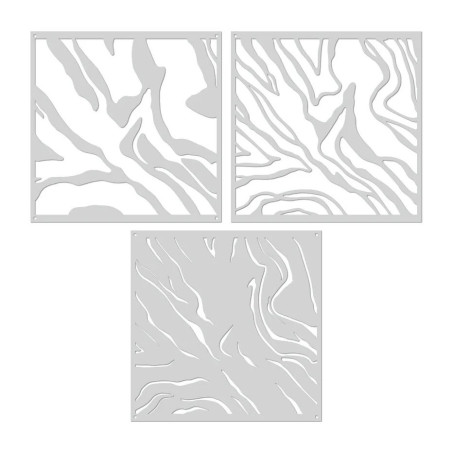 HERO ARTS Color Layering Marbling Stencils 3pezzi