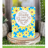 Lawn Fawn Daisy Bloom Background Stencil 3pz