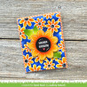 Lawn Fawn Daisy Bloom Background Stencil 3pz
