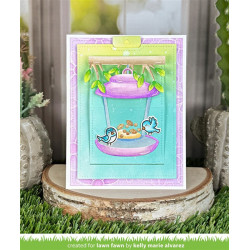 LAWN FAWN Backyard Bird Feeder Clear Stamps