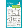 LAWN FAWN Backyard Bird Feeder Add-On Clear Stamps