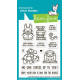 LAWN FAWN Little Woodland Library Friends Clear Stamps