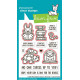 LAWN FAWN Little Woodland Library Friends Cuts