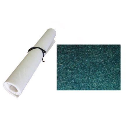 Feltro verde petrolio scuro 3 mm