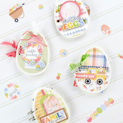 Echo Park Bunnies And Baskets Element Sticker 30x30cm