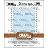 Crealies X-tra Dies No. 100 ATC with Postage Stamp Border