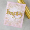 HERO ARTS Floral Border Letterpress + Foil Debossing Plate