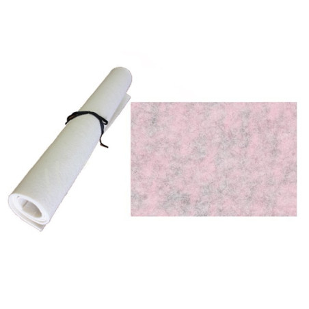 Feltro rosa cipria melange 3 mm