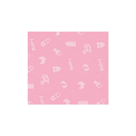 Foglio Moosgummi Rosa Baby 60x40cm