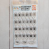 Echo Park Popsicle Alphabet Designer Stamps