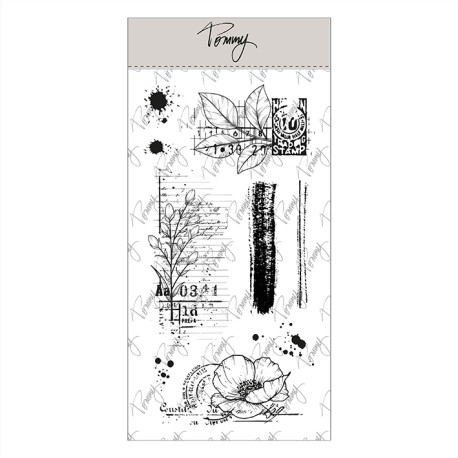 Tommy Clear Stamps - Grunge Elements 1
