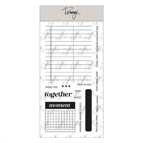Tommy Clear Stamps - Journaling 2