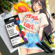 OLO BASIC SET - 8 pennarelli + cartella colori