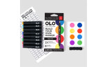 OLO BASIC SET - 8 pennarelli + cartella colori
