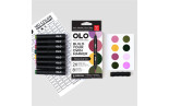 OLO BOTANICAL SET - 8 pennarelli + cartella colori
