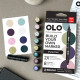 OLO MUTED SET - 8 pennarelli + cartella colori