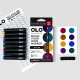 OLO RICH SET - 8 pennarelli + cartella colori