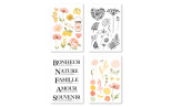 Florileges 4 Fogli Stickers FARANDOLE