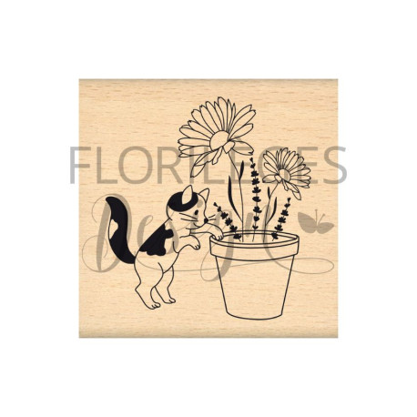Florileges Timbro montato CHATON COQUIN