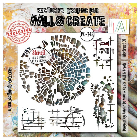 AALL & Create Stencil 243 Abstract 21