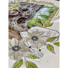 Florileges Timbro montato FLEUR EPANOUIE