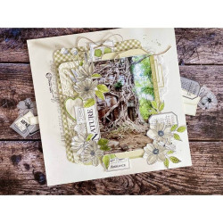 Florileges Timbro montato FLEUR EPANOUIE