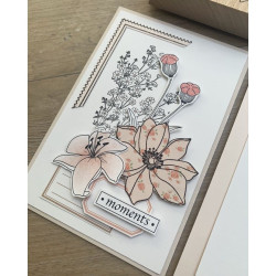 Florileges Timbro montato FLEUR EPANOUIE