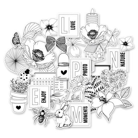 Florileges Die Cuts Vellum FARANDOLE