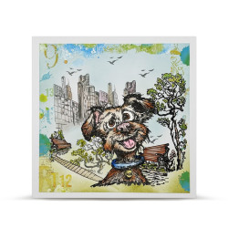 AALL & Create Stamp Set A6 1269 Skyline Sniffs