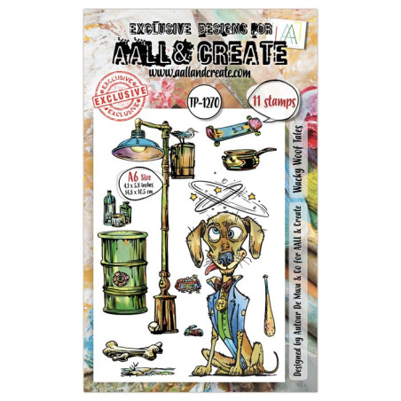 AALL & Create Stamp Set A6 1270 Wacky Woof Tales