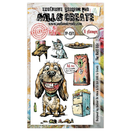 AALL & Create Stamp Set A6 1271 The Ruff Life
