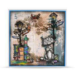 AALL & Create Stamp Set A6 1273 Grumpy Traveler