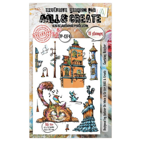 AALL & Create Stamp Set A6 1274 Curious Roofer