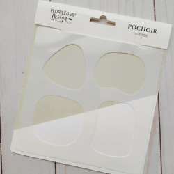 Florileges Stencil FORMES DOUCES 15x15cm