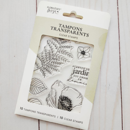 Florileges Clear Stamp PLANTER SON JARDIN