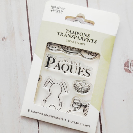Florileges Clear Stamp JOYEUSES PÂQUES