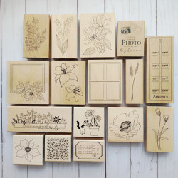 Florileges Timbro montato PLANCHE DE TIMBRES